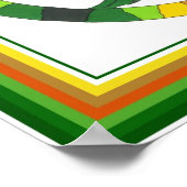 Zonnebloemdruk Poster (Hoek)