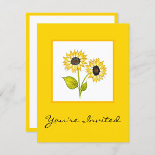 "ZonnebloemDuet" Kaart