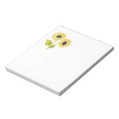 "ZonnebloemDuet" Notitieblok (Linkerzijde)