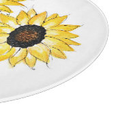 "ZonnebloemDuet" Snijplank (Hoek)