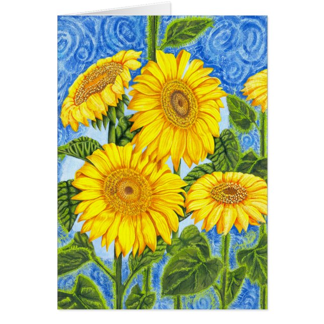 Zonnebloemen (Voorkant)