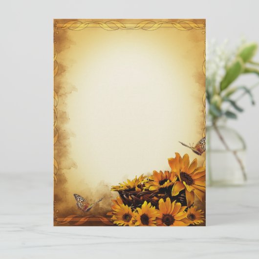 Zonnebloemen (Staand voorkant)