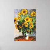 Zonnebloemen, 1881 van Monet. Canvas Afdruk (Voorkant)