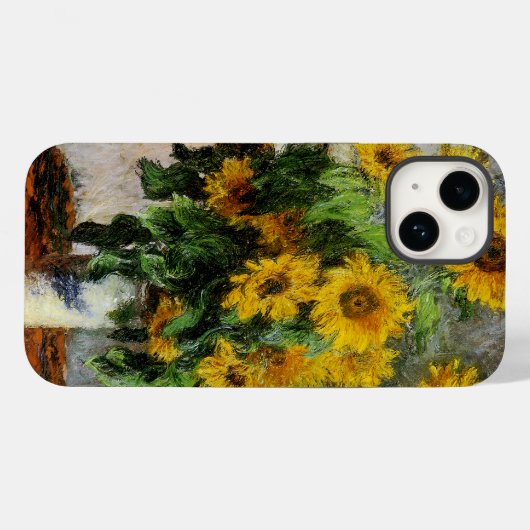 Zonnebloemen, 1881 van Monet. Case-Mate iPhone Case (Achterkant (horizontaal))