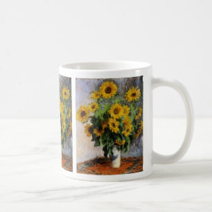 Zonnebloemen, 1881 van Monet. Koffiemok