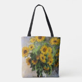 Zonnebloemen, 1881 van Monet. Tote Bag (Achterkant)