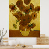 Zonnebloemen: 1888 door Van Gogh Poster (Keuken)