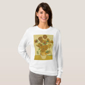 Zonnebloemen 1888 door Vincent van Gogh T-shirt (Voorkant volledig)