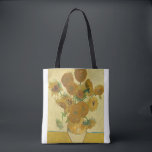 Zonnebloemen 1888 door Vincent van Gogh Tote Bag<br><div class="desc">Vincent Willem van Gogh (Dutch: [ˈvɪ nsɛ nt ˈʋ lactam ɱɪ vkuïengel] (listen); [voetnoot 1] 30 March 1853 - 29 July 1890) was a Dutch Post-Impressionist painter who posthumously becone of the In a decade, he created about 2, 100 artworks, including around 860 oil paintings, most of which date from...</div>