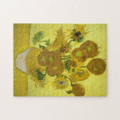 Zonnebloemen 1889 legpuzzel (Horizontaal)