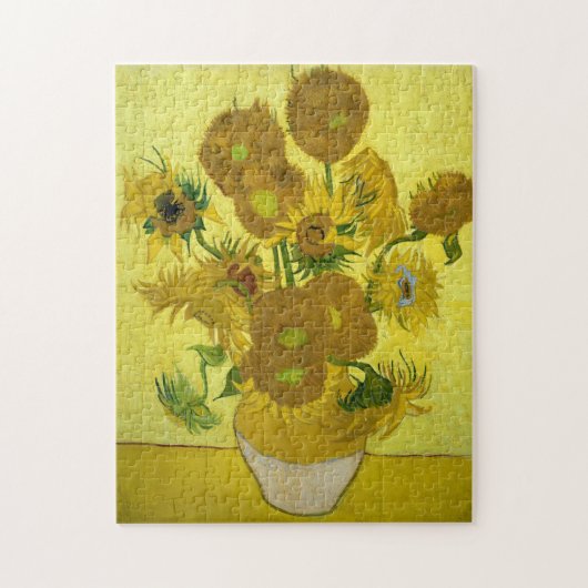 Zonnebloemen 1889 legpuzzel (Verticaal)