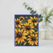ZONNEBLOEMEN #1 BRIEFKAART (Staand voorkant)