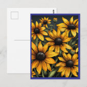 ZONNEBLOEMEN #1 BRIEFKAART (Voorkant / Achterkant)