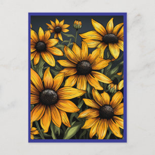 ZONNEBLOEMEN #1 BRIEFKAART