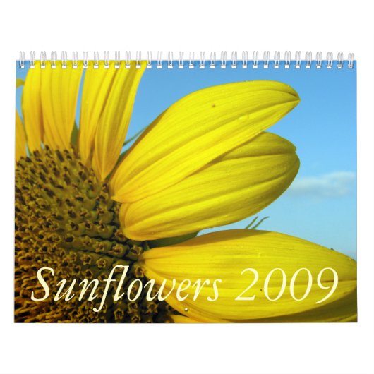 Zonnebloemen 2009 kalender (Hoes)
