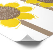 Zonnebloemen -250 Handtekeningengast Alternatief Poster (Hoek)