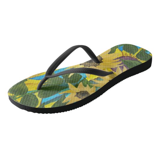 Zonnebloemen # 2 Flip Flop (Schuin)