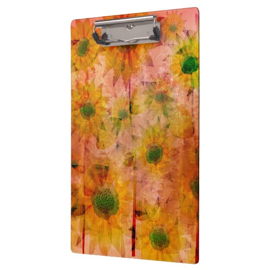 Zonnebloemen 2 klembord (Links)