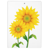 Zonnebloemen 2 klembord (Achterkant)