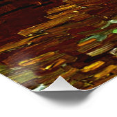 Zonnebloemen, 3, van Vincent van Gogh Perfect Poster (Hoek)