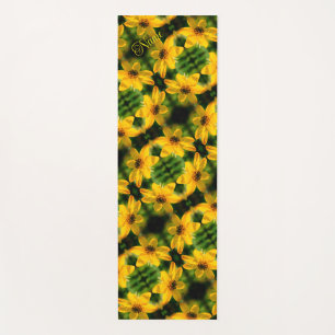 Zonnebloemen, Abstract, speciaal gepersonaliseerd Yogamat