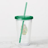 Zonnebloemen Acryl Drinkbeker (Achterkant)