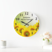 Zonnebloemen Acrylwand Grote Klok (Huis)