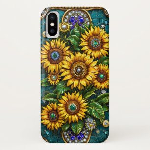 Zonnebloemen Afbeelden Met Edelsteenaccenten Case-Mate iPhone Case