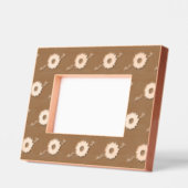 Zonnebloemen Afbeelding Lijst (Barn Red & Gold) Gegraveerde Lijstjes (Links)