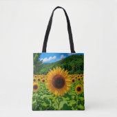 Zonnebloemen Afbeelding Nr. 3 Tote Tas (Voorkant)