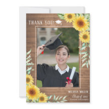 Zonnebloemen Afstuderen - Hartelijk dank