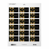 Zonnebloemen Afstuderen Pet Etiket