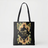 Zonnebloemen Afstuderen Pet Tote Bag (Voorkant)
