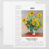 Zonnebloemen Agenda 2023 Vincent van Gogh (Voorkant / Achterkant)