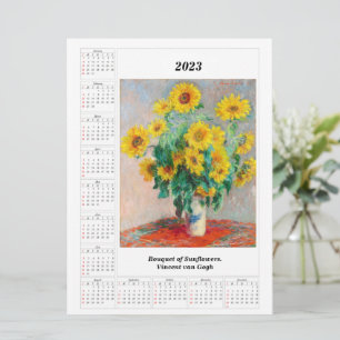 Zonnebloemen Agenda 2023 Vincent van Gogh