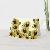  zonnebloemen Al Occasion Wenskaart Kaart (Voorkant)