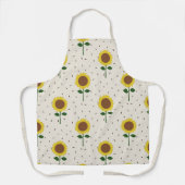 Zonnebloemen - All Over Print Schort (Voorkant)