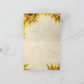 Zonnebloemen Alle Occasie Wenskaarten Bedankkaart (Binnen)