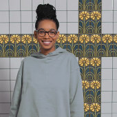 Zonnebloemen Art Deco Bloemen Wanddecoratie Art No Tegeltje