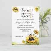 Zonnebloemen Baby shower Kaart (Staand voorkant)