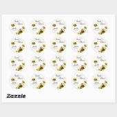 Zonnebloemen Baby shower Ronde Sticker (Vel)