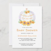 Zonnebloemen Baby shower Uitnodiging (Voorkant)