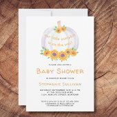 Zonnebloemen Baby shower Uitnodiging