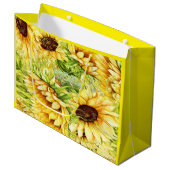 Zonnebloemen - Back Customization Groot Cadeauzakje (Voorkant Gekanteld)