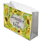 Zonnebloemen - Back Customization Large Cadeautasje (Achterkant Gekanteld)