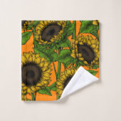 Zonnebloemen Bad Handdoek (Wasdoekje)