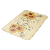 Zonnebloemen Badmat (Gekanteld)