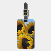 Zonnebloemen Bagagelabel (Voorkant verticaal)