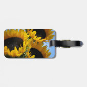Zonnebloemen Bagagelabel (Achterkant horizontaal)
