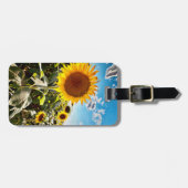 Zonnebloemen Bagagelabel (Voorkant horizontaal)